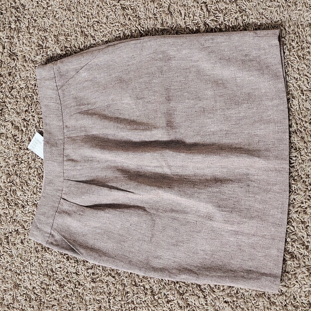 NWT Anthropologie Tabitha Skirt Linen Blend Knee Length 8/Medium Lined